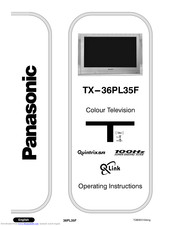 PANASONIC TX-36PL35F Operating Instructions Manual