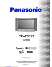 PANASONIC TX-28DK2 Operating Instructions Manual