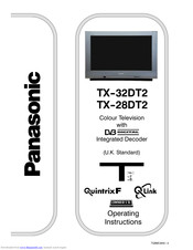 PANASONIC TX-32DT2 Operating Instructions Manual