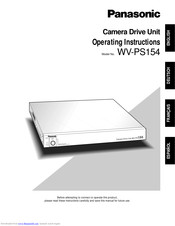 PANASONIC WVPS154 - CAMERA DRIVE UNIT Operating Instructions Manual