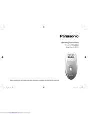 PANASONIC ES-WU11 Operating Instructions Manual