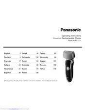 PANASONIC ES-LT31 Operating Instructions Manual