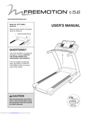 Freemotion t 5.6 User Manual
