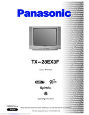 PANASONIC TX-28EX5C Operating Instructions Manual