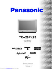 PANASONIC TX-28PL10 Operating Instructions Manual