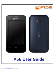 Micromax A56 User Manual