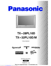 PANASONIC TX-28PL10F Operating Instructions Manual