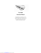 Mach Speed Trio V5000 Instruction Manual