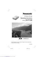 Panasonic SV-PT1EB Operating Instructions Manual