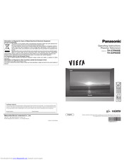 PANASONIC Viera TH-42PA60E Operating Instructions Manual