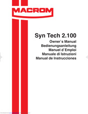Macrom Syn Tech 2.100 Owner's Manual