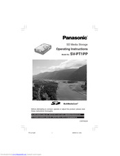 Panasonic SV-PT1PP Operating Instructions Manual