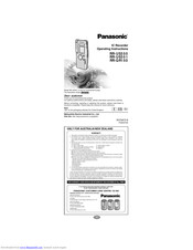 PANASONIC RR-US350 Operating Instructions Manual
