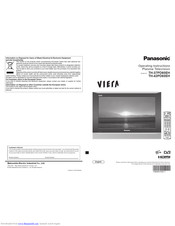 PANASONIC Viera TH-42PD60EH Operating Instructions Manual