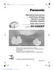 PANASONIC NV-GS80EP Operating Instructions Manual