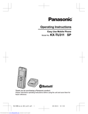 PANASONIC KX-TU311SP Operating Instructions Manual