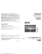 PANASONIC Viera TH-42PV600E Operating Instructions Manual
