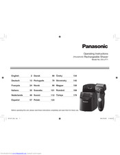 PANASONIC ES-LF71 Operating Instructions Manual