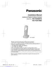 PANASONIC KX-TGA786E Installation Manual