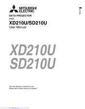 Mitsubishi Electric XD210U User Manual