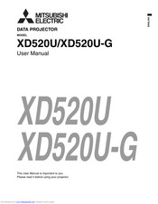 Mitsubishi Electric XD520U User Manual