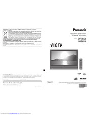 PANASONIC Viera TH-37PV7F Operating Instructions Manual