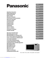 PANASONIC NN-J159W Operating Instructions Manual