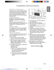 PANASONIC NN-CD550W Instruction Manual