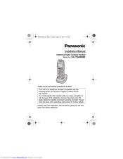 PANASONIC KX-TGA659E Installation Manual