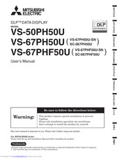 Mitsubishi Electric VS-50PH50U User Manual