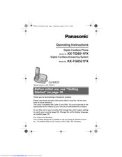 PANASONIC KXTG8511FX Operating Instructions Manual