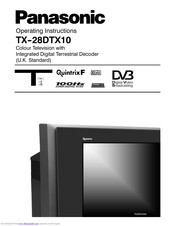 PANASONIC TX-28DTX10 Operating Instructions Manual