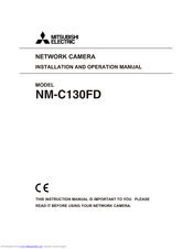 Mitsubishi Electric NM-C130FD Installation And Operation Manual