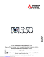 Mitsubishi Electric M350 User Manual