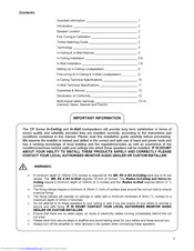 Monitor Audio CP Series User Manual