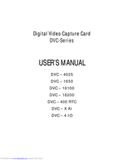 MONACOR DVC-400 RTC User Manual