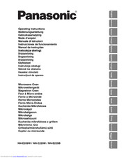 PANASONIC NN-E229B Operating Instructions Manual