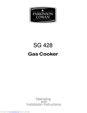 PARKINSON COWAN SG 428 Operating And Installation Instructions