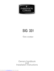 PARKINSON COWAN SIG 331 Operating And Installation Instructions