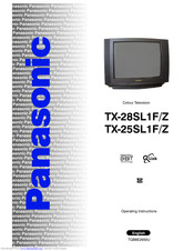 PANASONIC TX-25SL1FZ Operating Instructions Manual