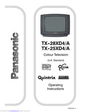 PANASONIC TX-28XD4A Operating Instructions Manual