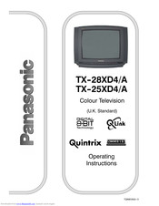 PANASONIC TX-25XD4 Operating Instructions Manual