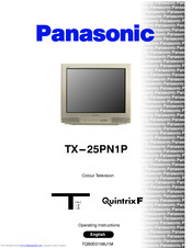 PANASONIC TX-25PN1F Operating Instructions Manual
