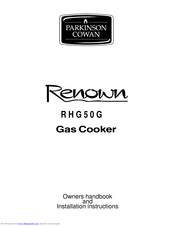 PARKINSON COWAN Renown RHG50G Owner's And Installation Manual