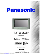 PANASONIC TX-32DK20DB Operating Instructions Manual