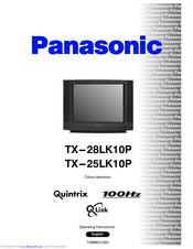 PANASONIC TX-28LK10P Operating Instructions Manual