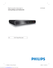 PHILIPS DVDR3600 User Manaul