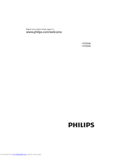 Philips HTS5540 Manuals | ManualsLib