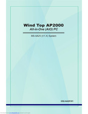 MSi WIND TOP AP2000 User Manual