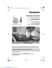 PANASONIC KX-TG2424C Operating Instructions Manual